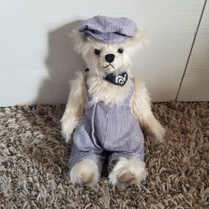 Ty Attic Treasures Plush Caboose the Bear White MWOT Vintage Y2K 90s Jointed